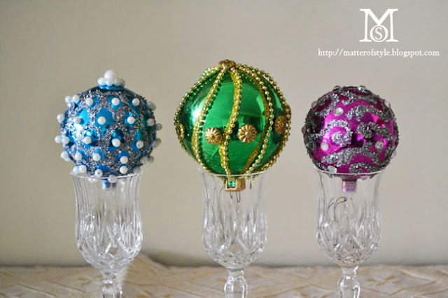 fabergé eggs, diy christmas, diy ornaments