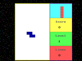 Tetris Game - Playing Tetris Game