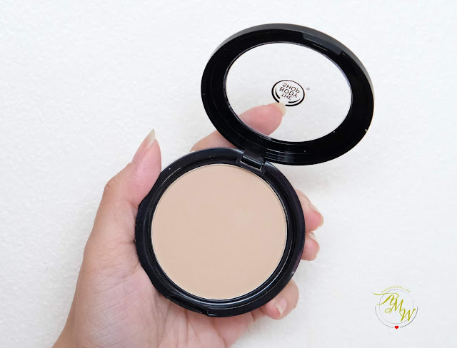 a photo of The Body Shop Matte Clay Powder Full Coverage Pressed Powder