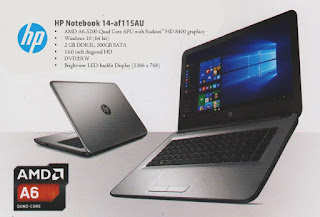 HP 14-AF115AU - Laptop Terlaris di Indonesia