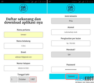 Cara Dapat Pulsa Gratis Dari OkBisa