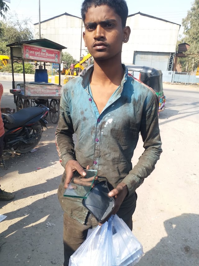 लिंक रोड थाना क्षेत्र में बाइक सवार बदमाशो ने मजदूर से लूटा मोबाइल 