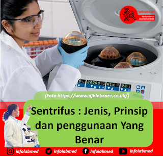 Sentrifus Jenis, Prinsip dan penggunaan Yang Benar