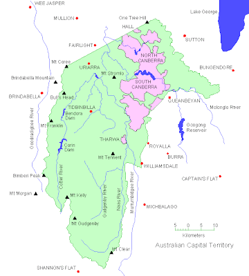 Australian Capital Territory Map