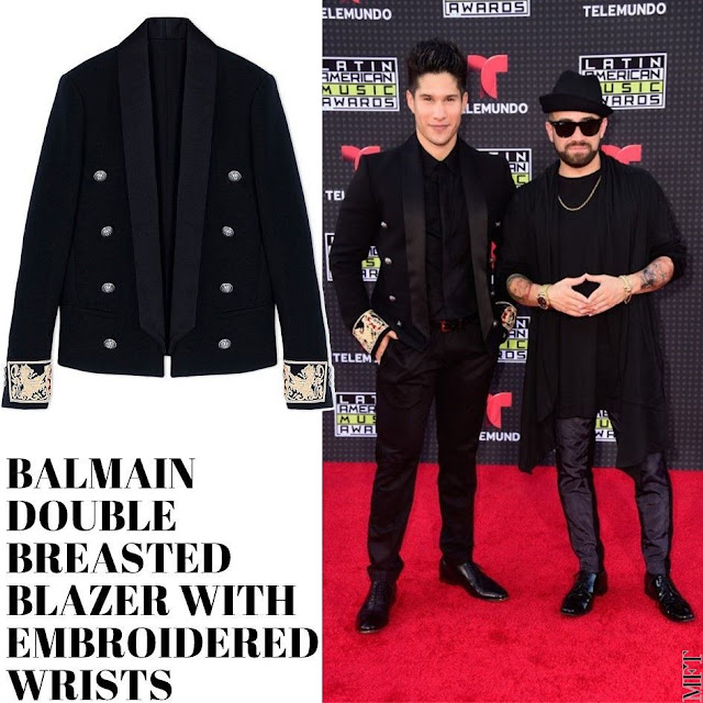  Jesus Alberto Miranda Perez 'Chino' y su blazer de Balmain con detalles bordados