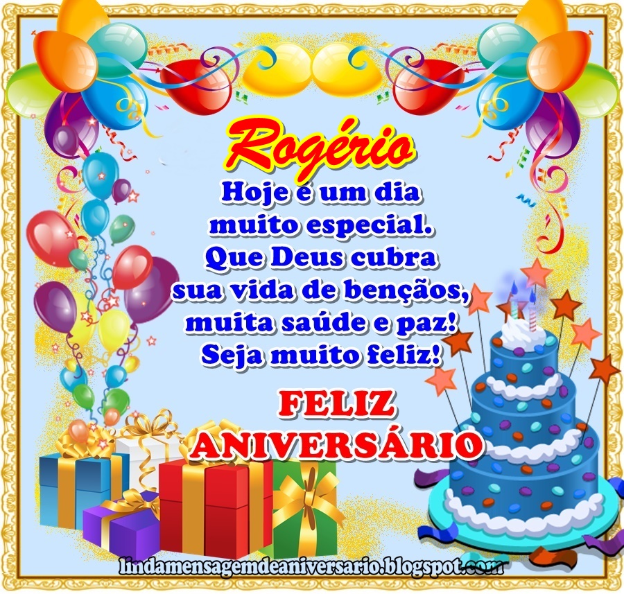 mensagem de aniversario rogerio