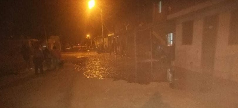 Viviendas inundadas en Chao, sector Inca
