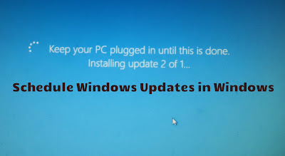 Schedule Windows Update