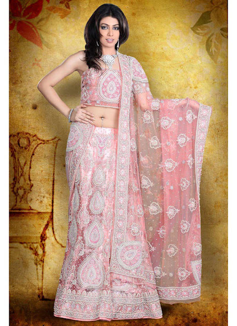 Pretty-Pink-Lehenga-Choli-Sarees