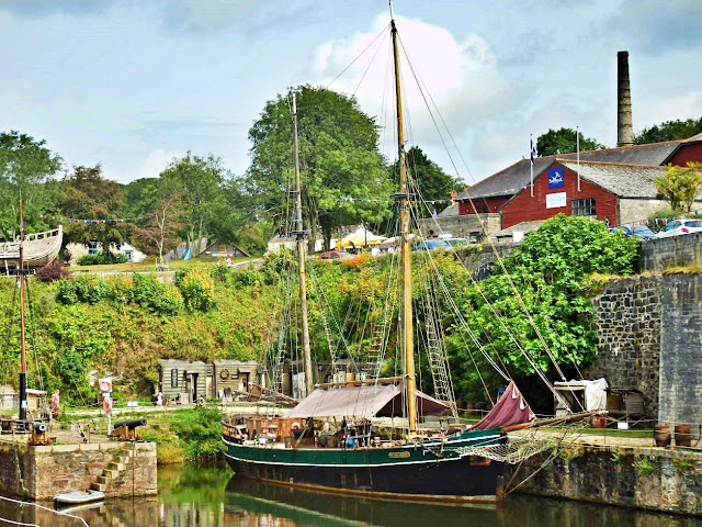 Charlestown, Cornwall - tall sailing ship used in Poldark