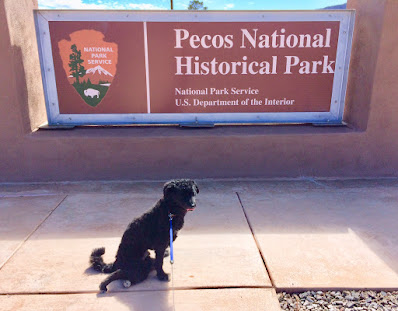 pecos national historical park sign