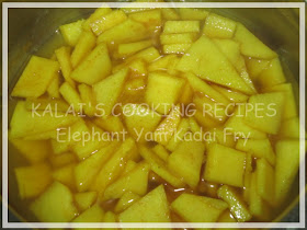 Elephant Yam Fry / Karunai Kizhangu Varuval / Senai Kizhangu Varuval 