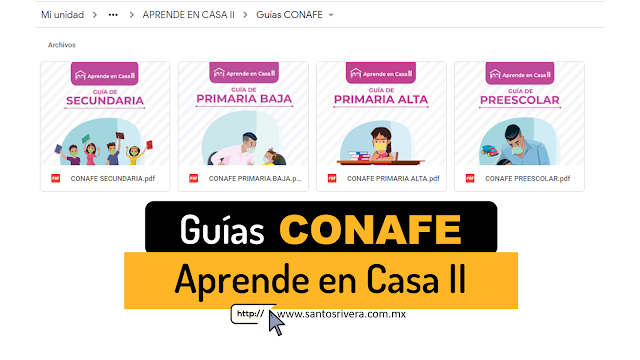 Guías de CONAFE para la estrategia Aprende en Casa II