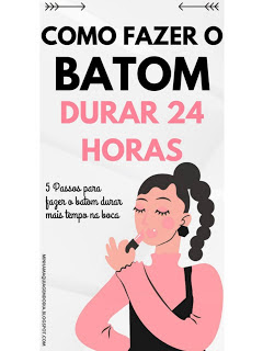 5 Passos para fazer o batom durar mais tempo na Boca