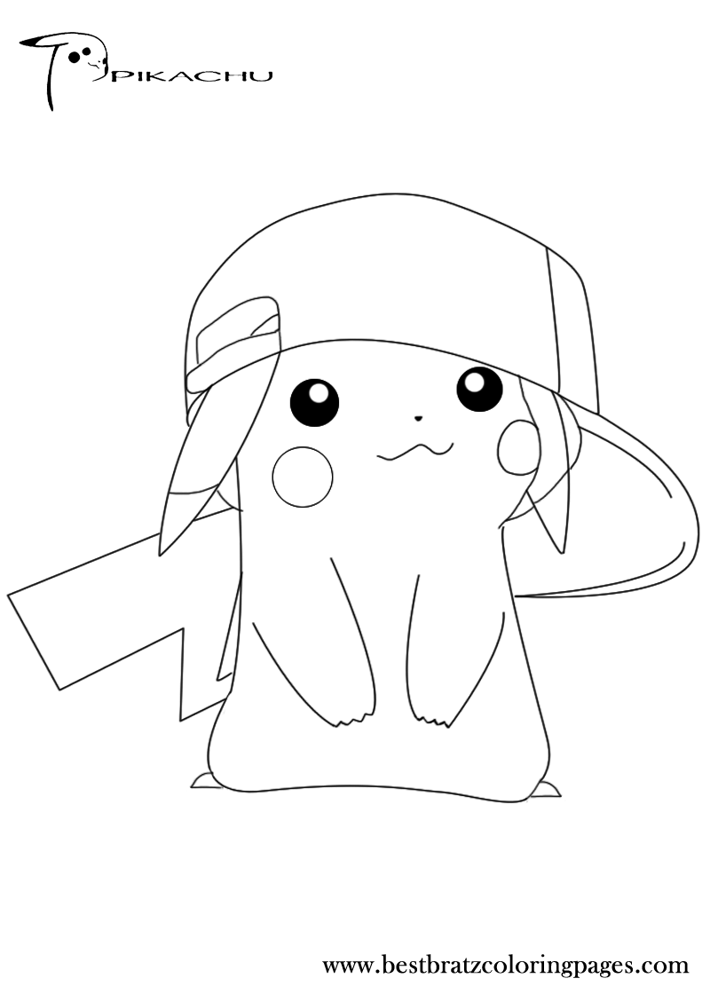 Pikachu Coloring Picture 10