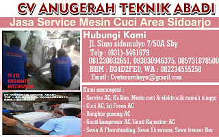 Jasa Service Mesin Cuci Area Sidoarjo 