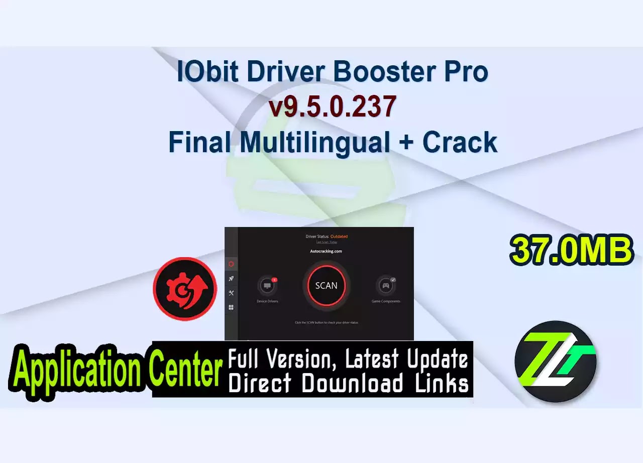 IObit Driver Booster Pro v9.5.0.237 Final Multilingual + Crack