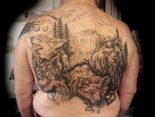 wolf tattoo, tattoo, tattoos