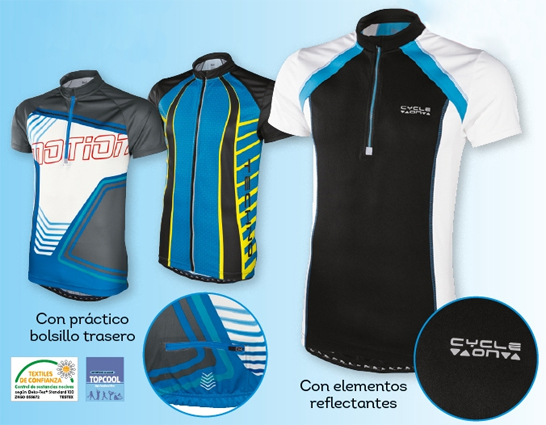 Maillot de ciclismo Crivit Lidl