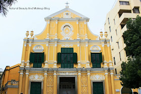 Full photo of St. Dominic's Church located at Senado Square, Macau. Heritage church  make for Historical Centre Of Macao