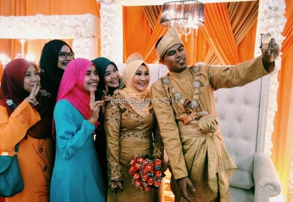 pengantin selfie 