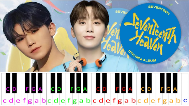Yawn by SEVENTEEN Piano / Keyboard Easy Letter Notes for Beginners