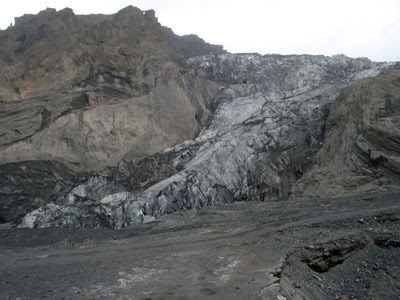 Eyjafjallajökull's main outlet glacier, Gígjökull