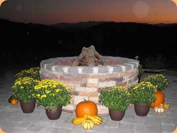 Gregorys firepit & sunset