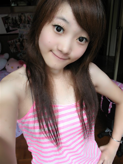 cute asian girl hairstyle