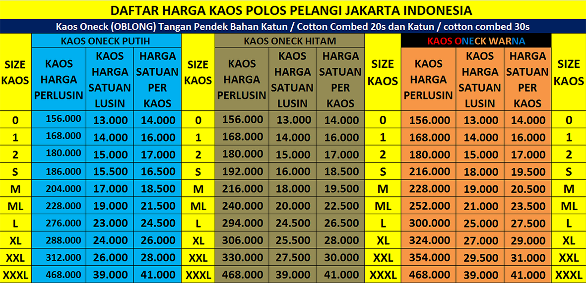 Tempat grosir kaos polos murah dekat cijantung pasar rebo 