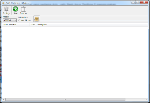 Cara Flash Asus Zenfone 5 A500CG dengan Asus Flashtool