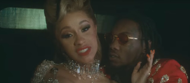 Cardi B Flaunts her relationship with her Fiance Offset in brand new video 'Bartier Cardi'