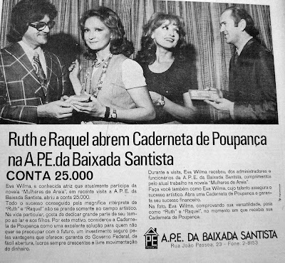 Reprodução jornal Cidade de Santos, 1973