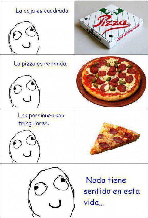 Memes pizza sin sentido