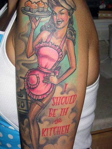 Pin Up Tattoo Designs
