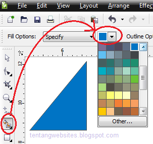  Fungsi  smart fill text tool pada  corelDraw  Komputer dan 