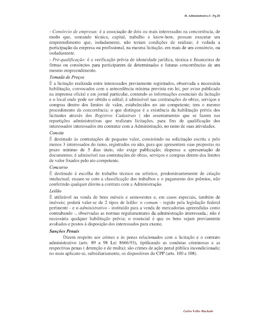 DIREITO ADMINISTRATIVO PARA CONCURSOS PDF