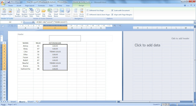 Pengertian Ms Excel dan Fungsinya