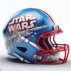 South Alabama Jaguars Star Wars Concept Helmet