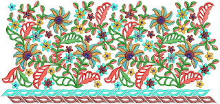  Indian Clothing embroidery design 
