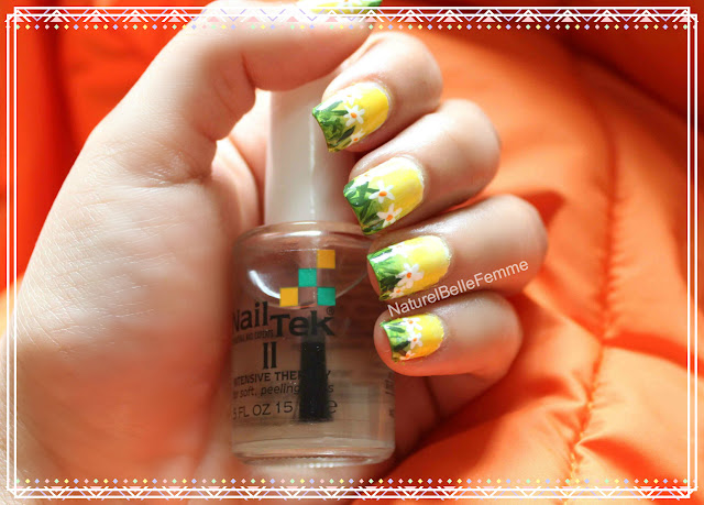 Summer garden Nail art