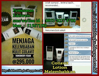 jual collavit foam dan collavit body lotion