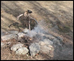 Close to the House fire circle