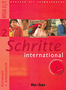 Schritte international 2: Deutsch als Fremdsprache / Kursbuch + Arbeitsbuch mit Audio-CD zum Arbeitsbuch und interaktiven Übungen: Kursbuch - und Arbeitsbuch 2 mit CD zum Arbeitsbuch