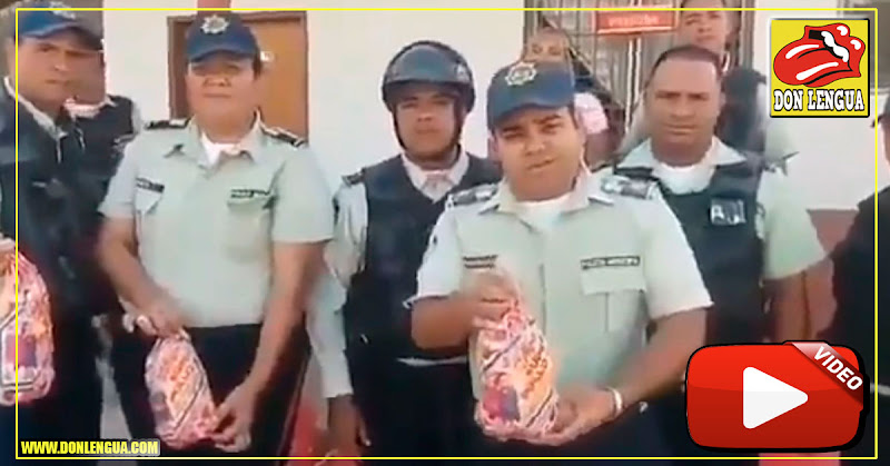 Un policía de Aragua vale 2 pollos - Más miserables imposible