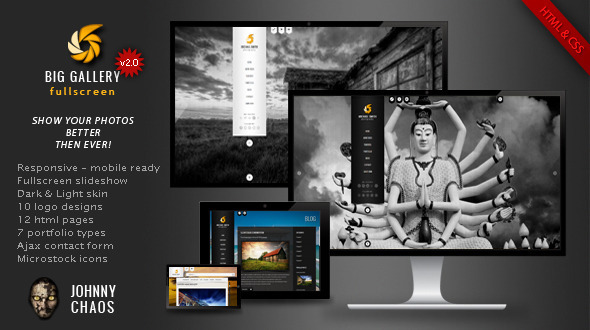 BIG Gallery - Fullscreen Photography Portfolio - Photography Creative