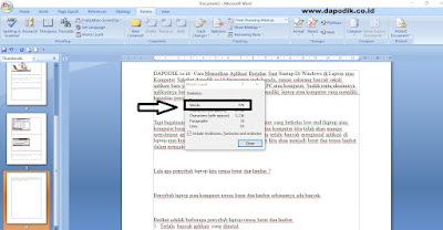 Cara Menghitung Jumlah Kata Pada Artikel Blog