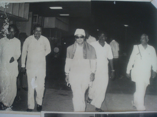 'Makkal Thilagam' MGR with his Ministry People's