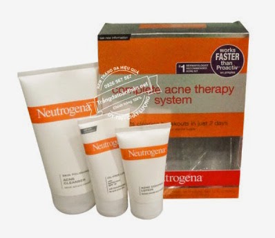 Bộ kem trị mụn tốt nhất neutrogena acne đánh bật mụn xóa tan sẹo thâm