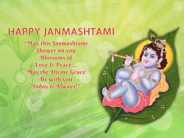 Best Krishna janamshtami status shayari quotes image picture photos